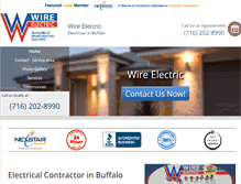 Tablet Screenshot of electricianinbuffalo.com